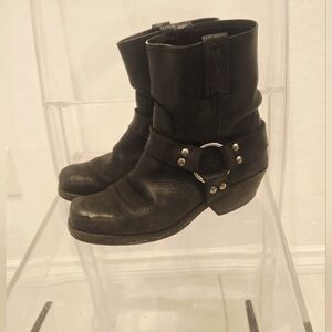 Frye Black Leather Boots